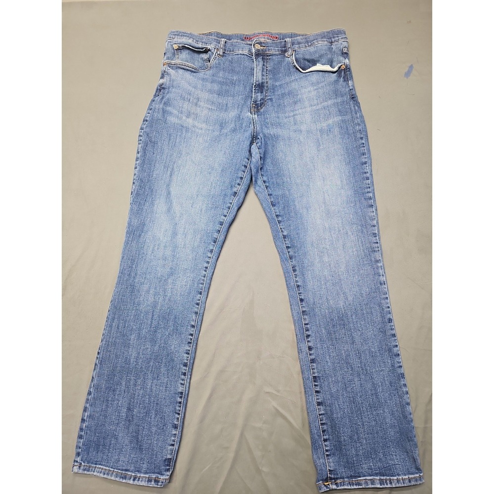 Lucky Brand Mens 223 Straight Leg Jeans 38X32 Blue Denim Stretch CoolMax